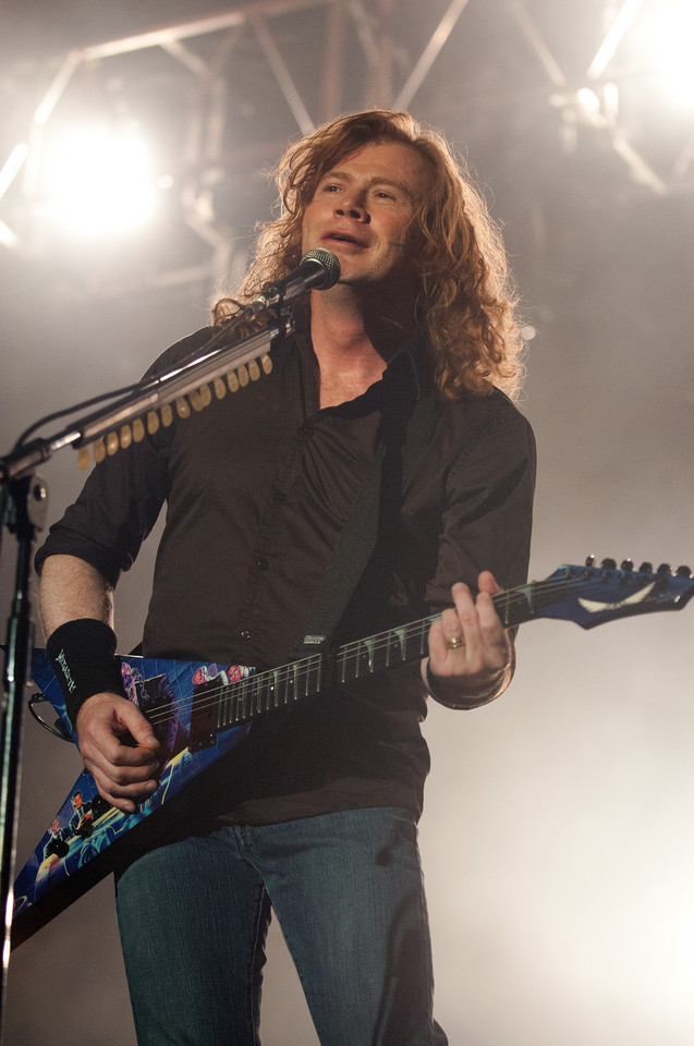 Dave Mustaine z Metallici (fot. Getty Images)