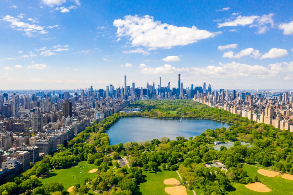 Central Park je najnavštevovanejším metským parkom v USA.