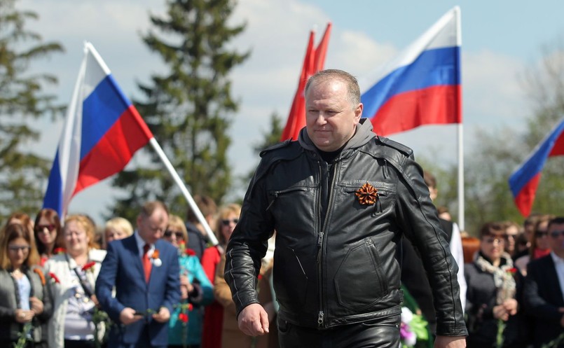 Gubernator Obwodu Kaliningradzkiego Nikołaj Cukanow w Braniewie