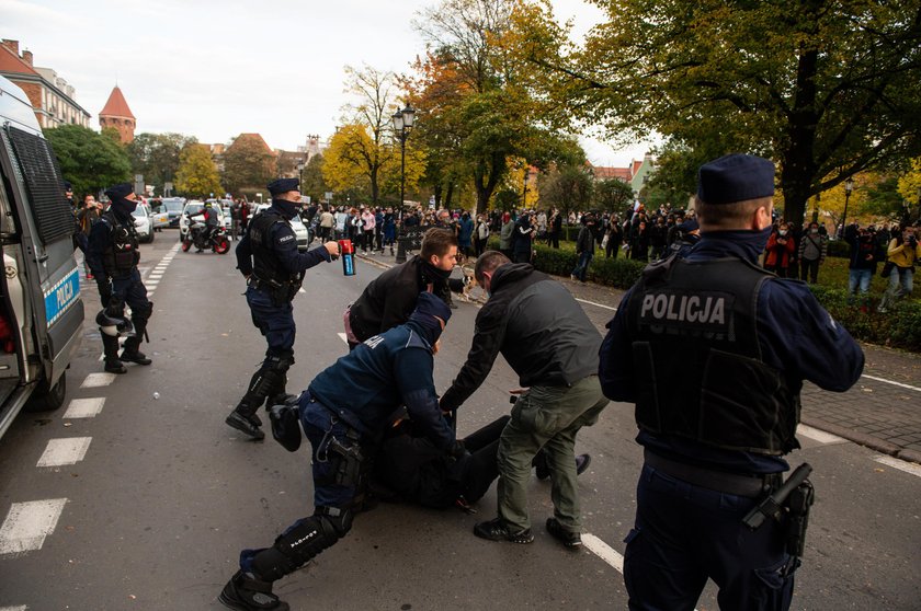 Protest kobiet w Gdańsku