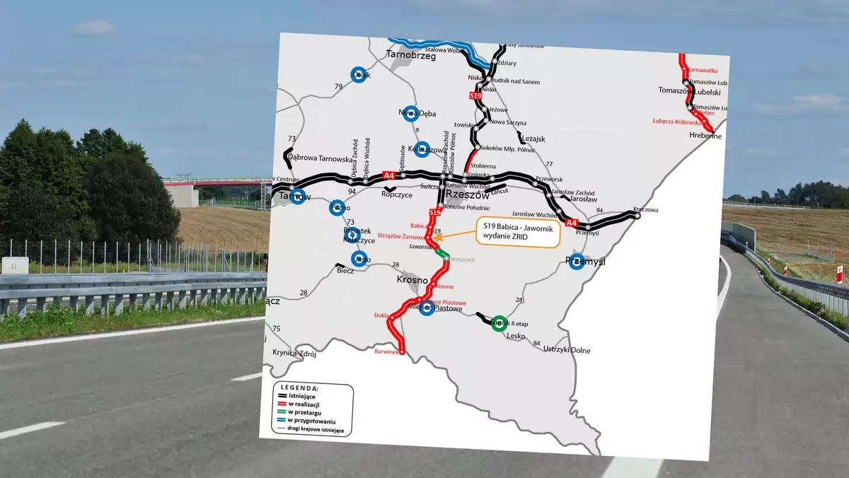 Wojewoda Podkarpacki dał zielone światło dla budowy kolejnego odcinka drogi ekspresowej S19 w ciągu międzynarodowego korytarza Via Carpatia
