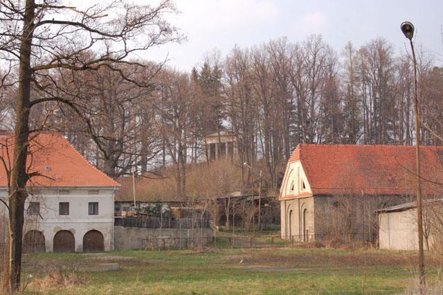 Pałac w Bukowcu - widok na Belweder