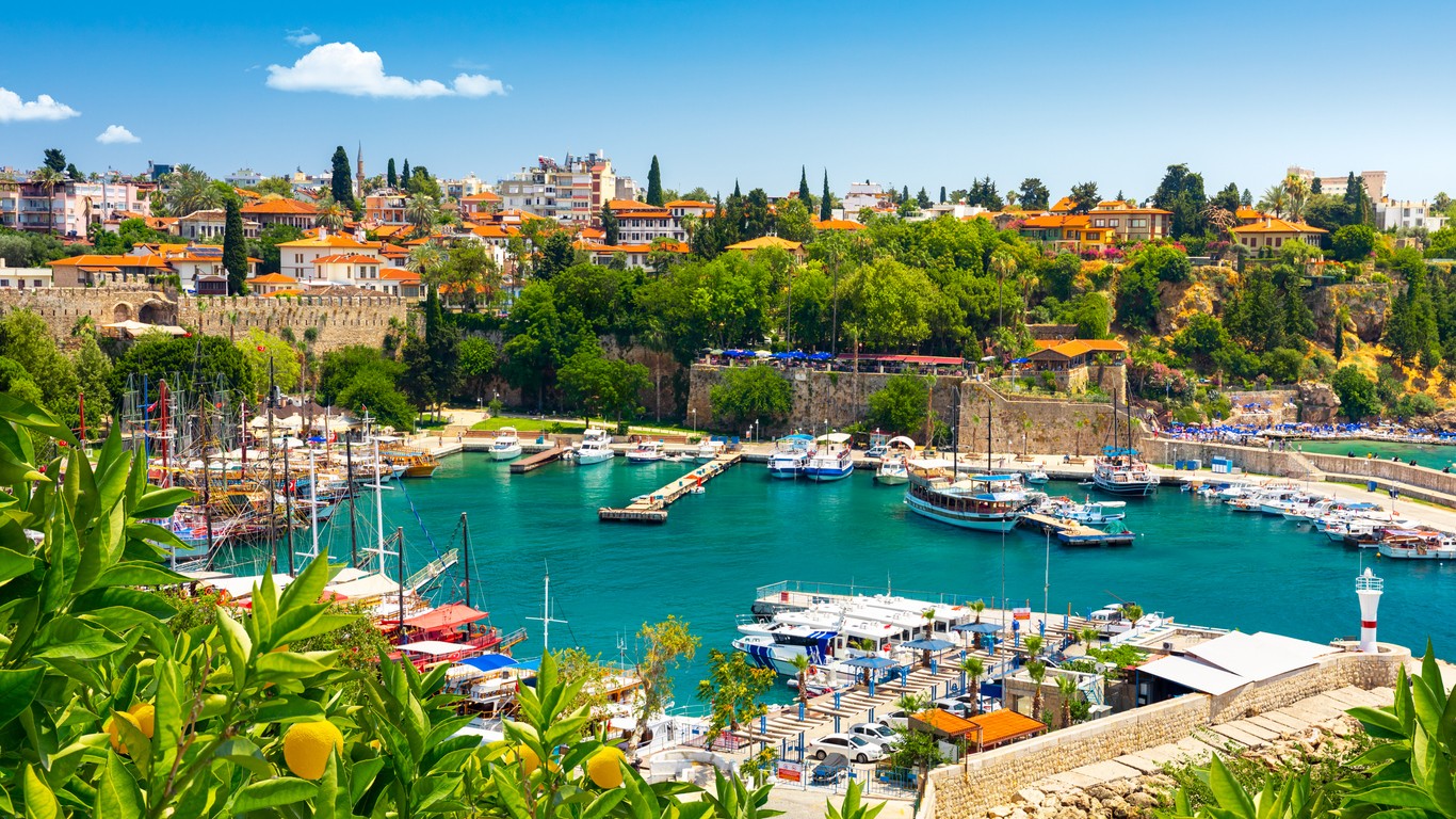 Turecké letovisko Antalya (ilustračné foto).