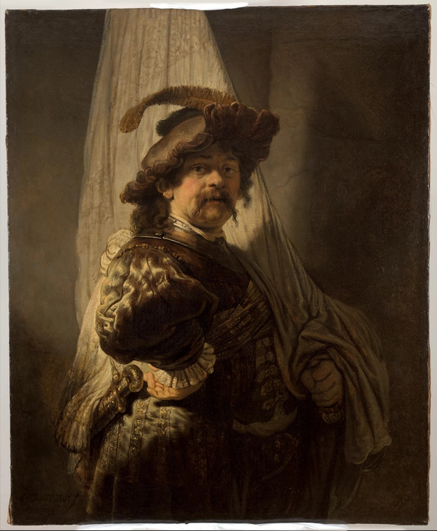 obraz "De Vaandeldrager" (1636) Rembrandta