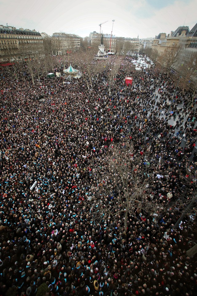 epaselect FRANCE PARIS SOLIDARITY RALLY (Mass rally for attack victims in Paris)