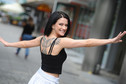 Jula pokazuje tatuaż pod studiem "Dzień dobry TVN"