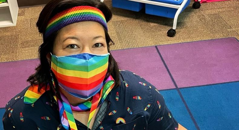 Wisconsin teacher Melissa Tempel says she'll be fired after criticizing her district's decision to block kids from singing Rainbowland.Melissa Tempel