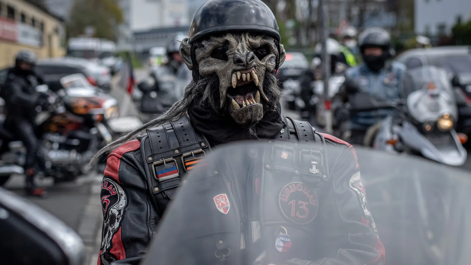 "Nocne wilki", gang motocyklowy Putina, w Berlinie przed rocznicą kapitulacji Niemiec