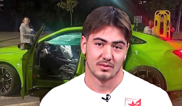 Nikola Tošić slupan auto
