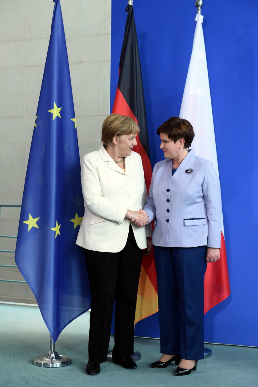 Merkel o spotkaniu z Szydło: "dobry dzień dla wzajemnych relacji"