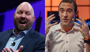 Marc Andreessen (left) and Kevin Weil (right)Justin Sullivan; Horacio Villalobos / Getty Images