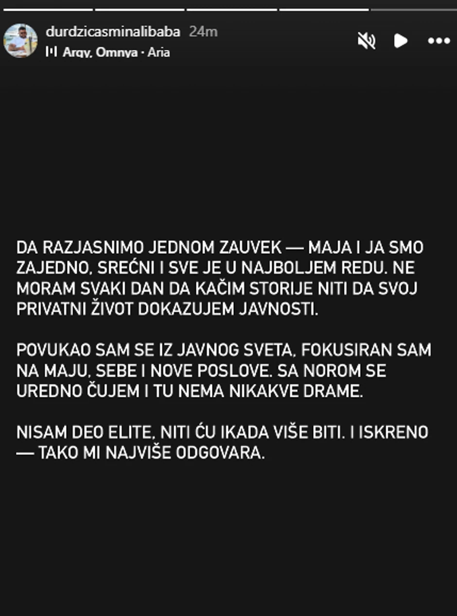 Asmin i Maja se povlače iz javnog života: Objavio sliku sa ćerkom Norom