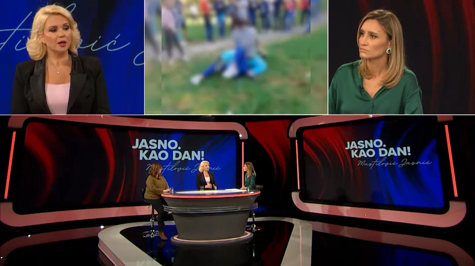 Darija Kisić i Radmila Vulić Bojović u emisiji "Jasno. Kao dan!"