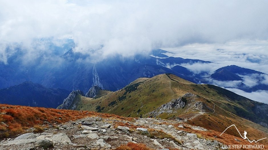 Zejście z Ciemniaka (2092 m n.p.m.)