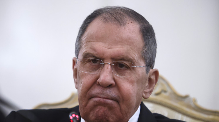 Szergej Lavrov orosz külügyminiszter/MTI/EPA/Pool/Makszim Semetov