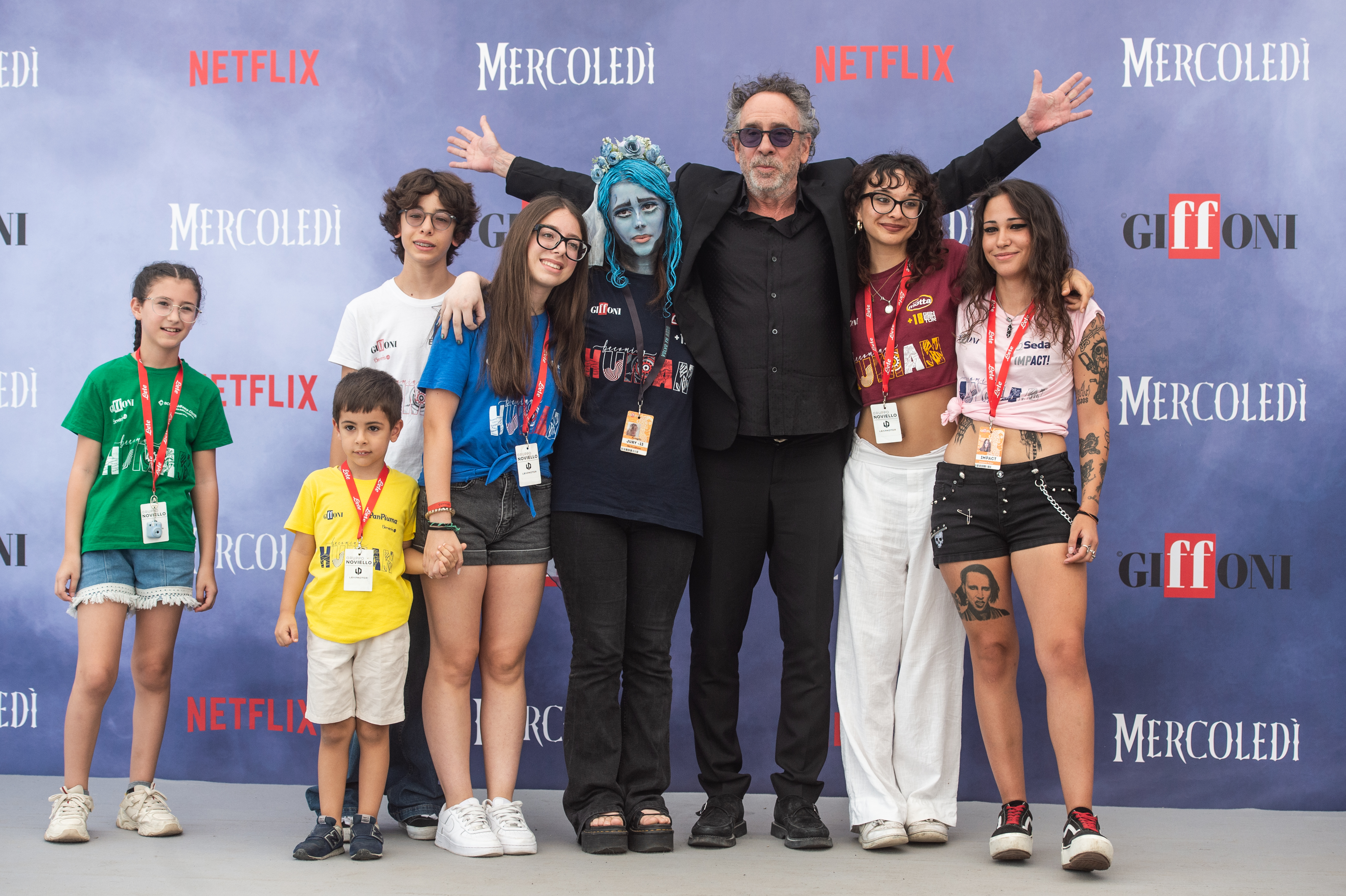 Tim Burton a Giffoni: Lady Gaga in Mercoledì 2 e ricordi Depp