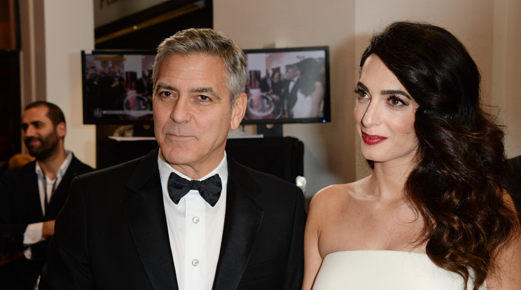 Amal és George Clooney /Fotó: Northfoto