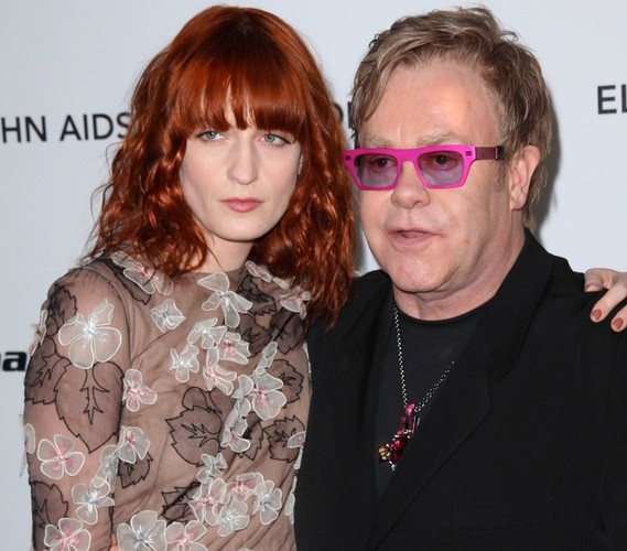 Florence Welch i Elton John