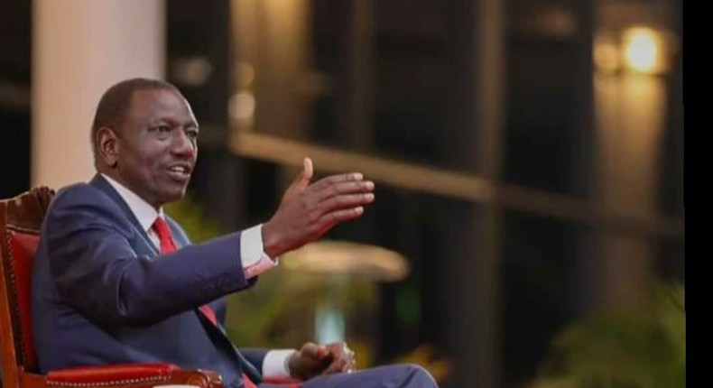 President William Ruto during a media roundtable on June 30, 2024