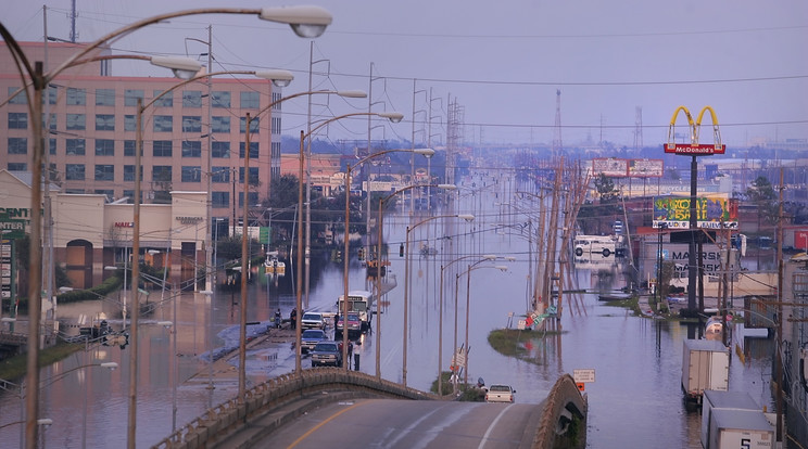 Több, mint 1800 áldozatot követelt a Katrina hurrikán és az azt követő árvíz / Fotó: Getty Images