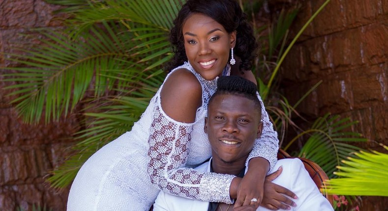 Stonebwoy and Dr. Louisa Ansong