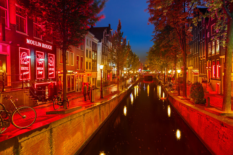 Dzielnica czerwonych latarni, Amsterdam