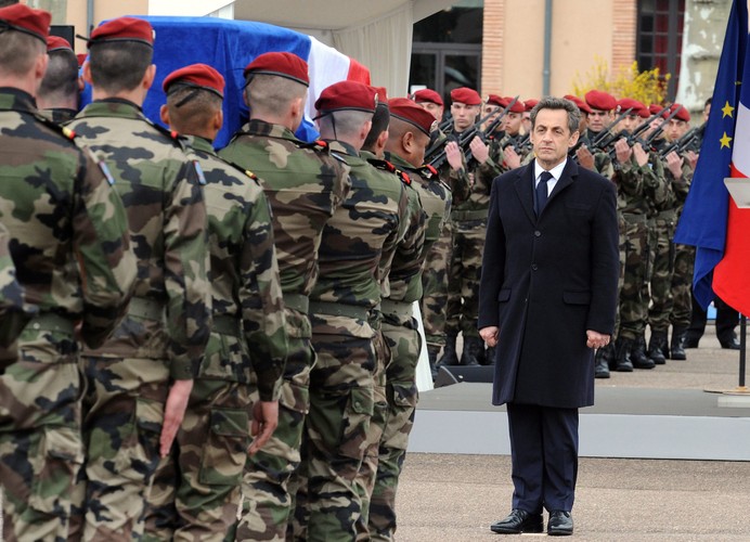 Nicolas Sarkozy w Tuluzie