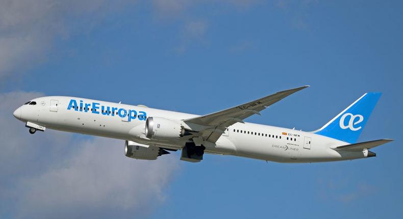 A Boeing 787-9 Dreamliner, operated by Air Europa.NurPhoto/Getty Images