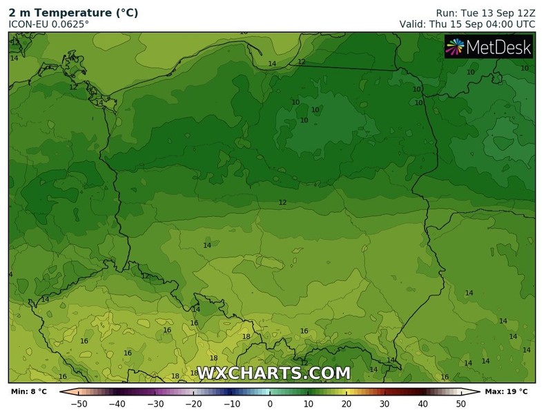 Poranek będzie umiarkowanie ciepły