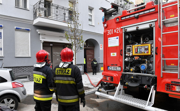 Pożar w kamienicy w centrum Szczecina. Zginęły trzy osoby