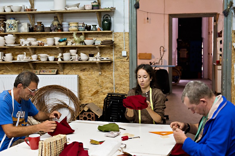 Pan Grzegorz, Weronika oraz Pan Zbigniew, fot. Magdalena Mateja 