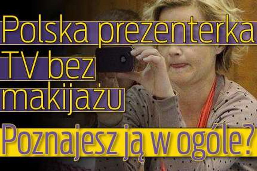 Polska prezenterka TV bez makijażu! Poznajesz ją w ogóle?
