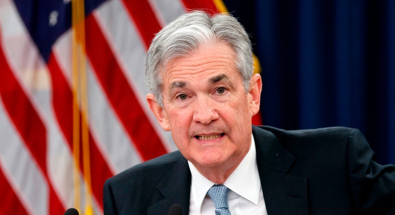 In this March 21, 2018, file photo, Federal Reserve Chairman Jerome Powell speaks following the Federal Open Market Committee meeting in Washington. The Federal Reserve releases minutes from the March meeting of its policymakers on Wednesday, April 11.Carolyn Kaster/AP