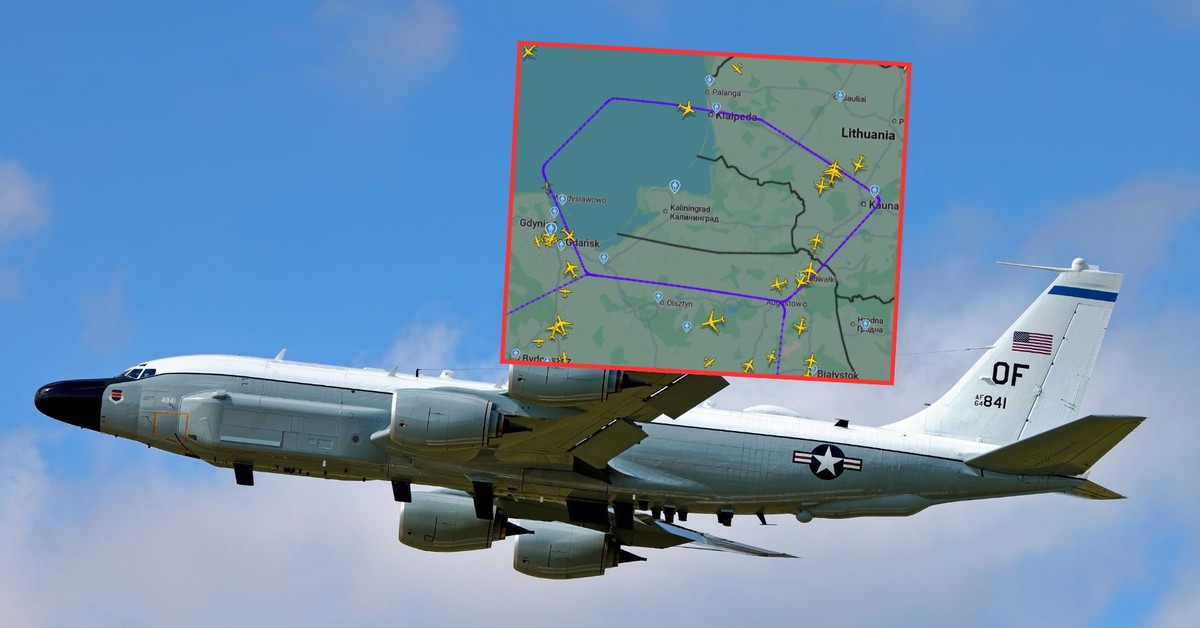 Wyjątkowy samolot NATO nad Polską. Śledził niepokojące ruchy Rosjan