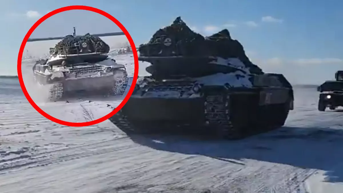 Belgijski czołg w Ukrainie
