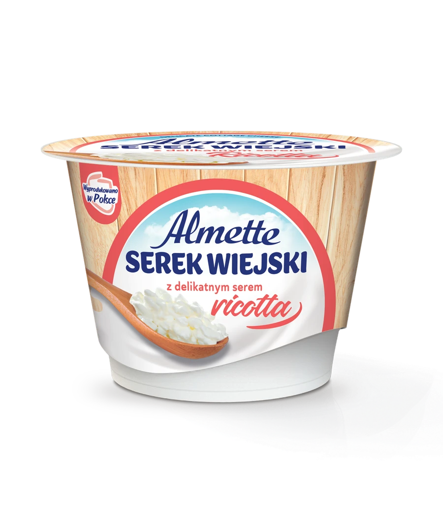 Serek wiejski Almette z delikatnym serem ricotta