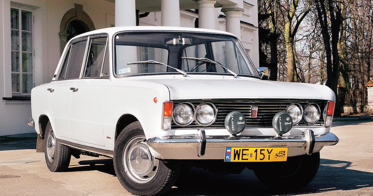 Polski Fiat 125p 1300 klasyczny kredens (z archiwum Авто