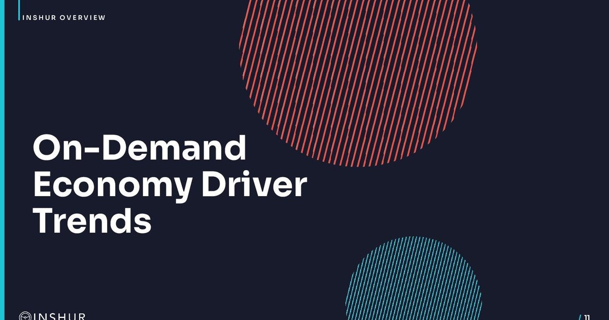 Inshur provides embedded insurance to ridehailing companies like Uber