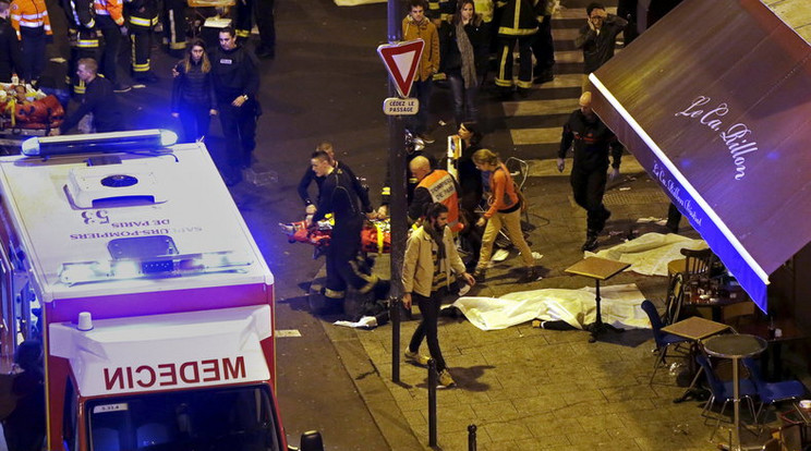 A terror éjszakája volt a tavaly november 13-i Párizsban /Fotó: MTI