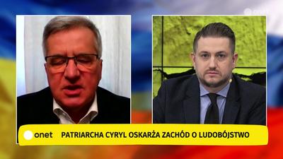 Wojna w Ukrainie. Komorowski o zamknięciu nieba nad Ukrainą: Im szybciej, tym lepiej