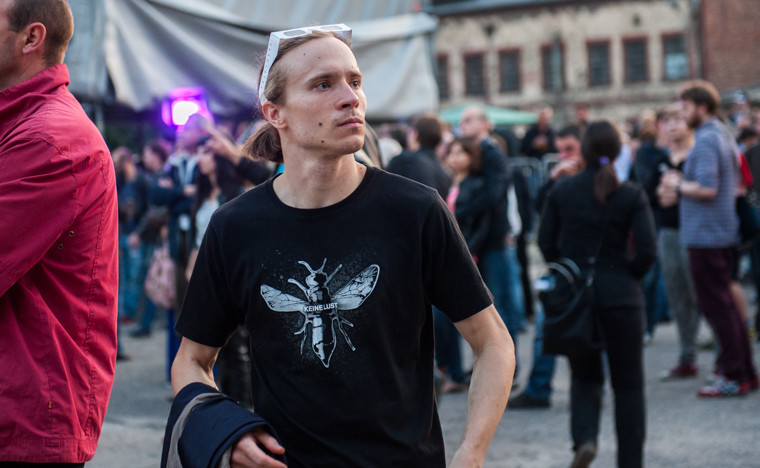 Koncert Kraftwerk - Poznań Malta Festival - publiczność (fot. Monika Stolarska /Onet)