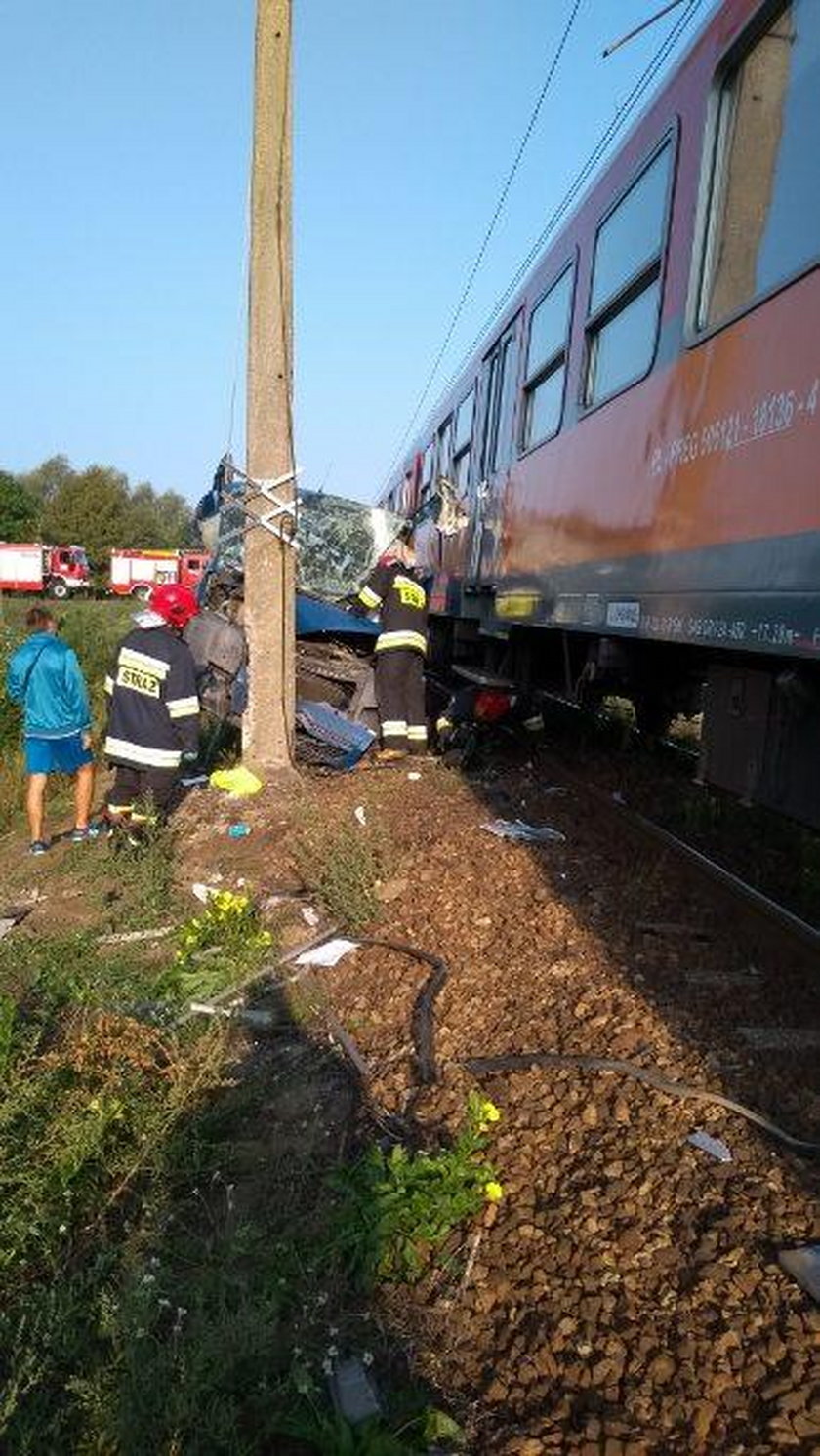 Wypadek w Miedniewicach pod Skierniewicami