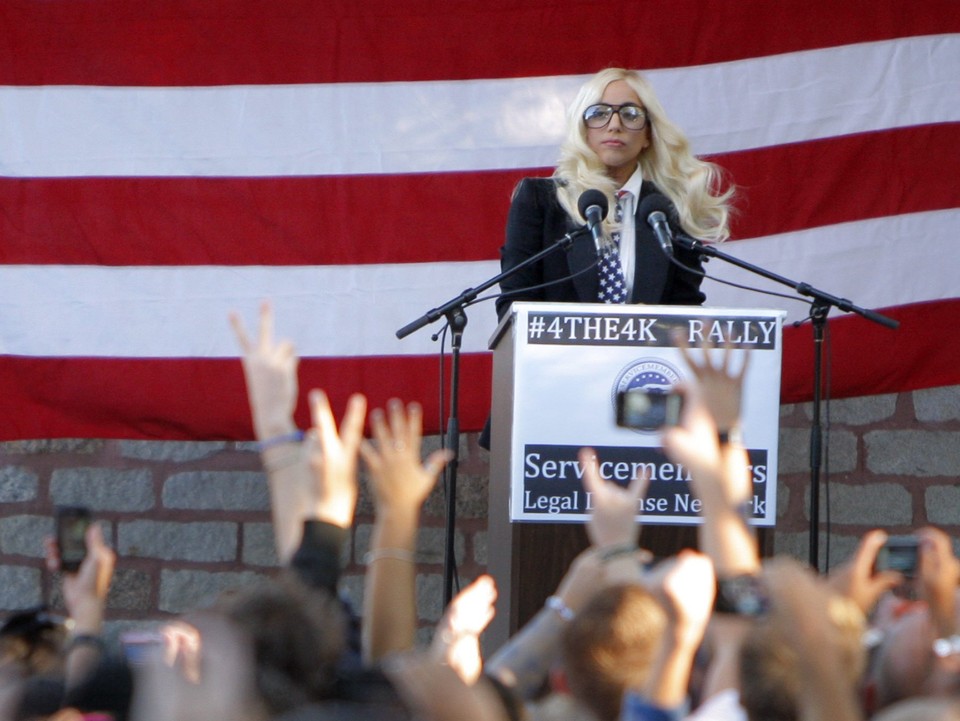 USA LADY GAGA RALLY