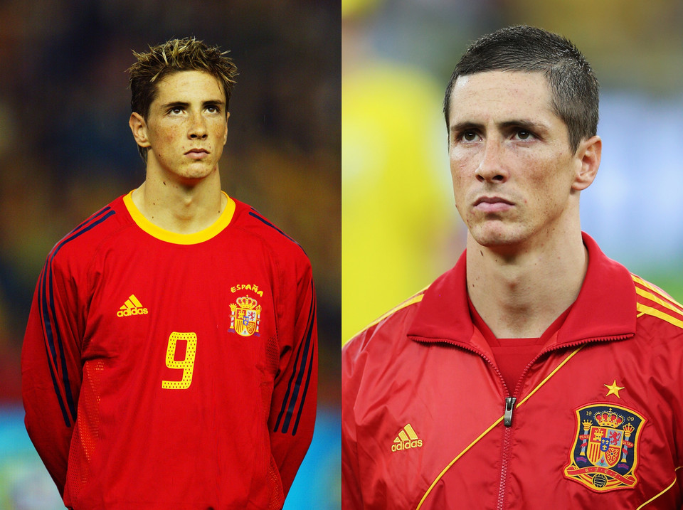 Fernando Torres w 2003 i 2014 roku