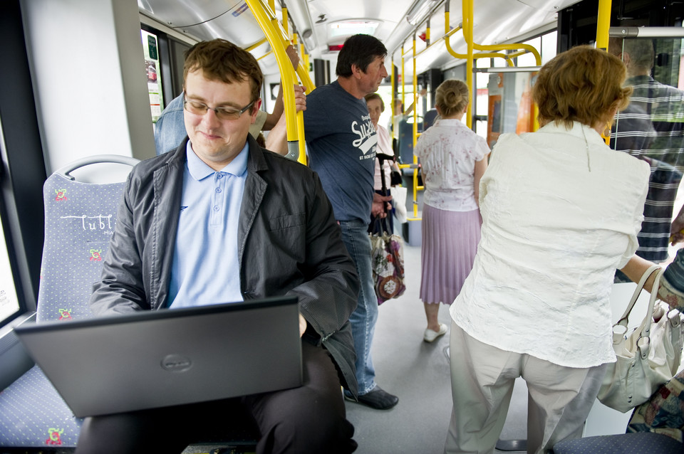 Internet w lubelskim trolejbusie