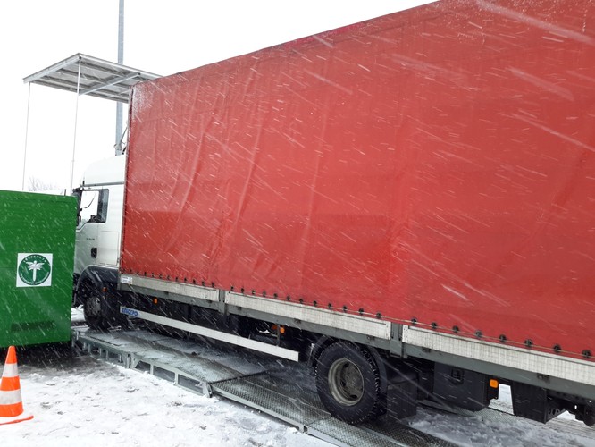 Mobilna stacja diagnostyczna Wojewódzkiego Inspektoratu Transportu Drogowego we Wrocławiu