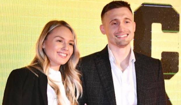 Aleksa Avramović sa ženom