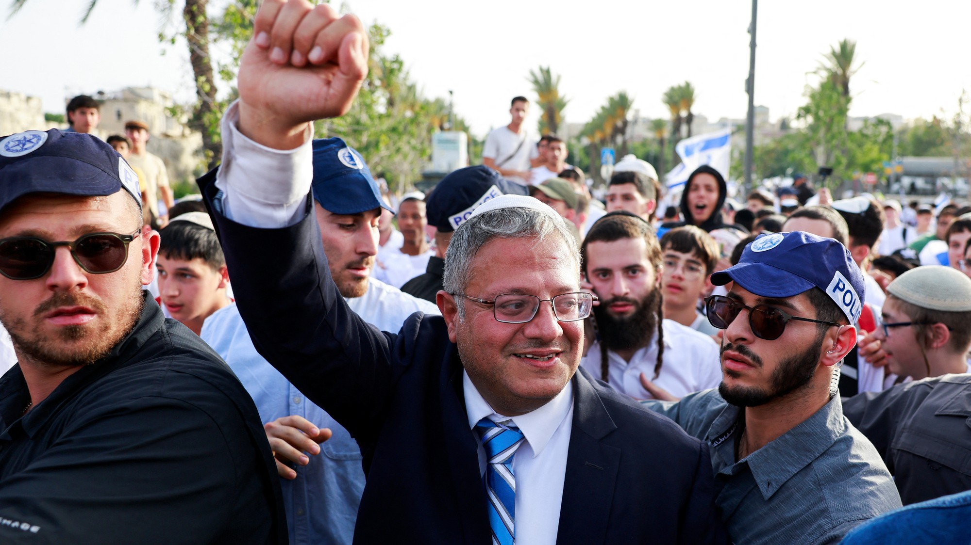 Izraelský minister národnej bezpečnosti Itamar Ben-Gvir, REUTERS/Ammar Awad