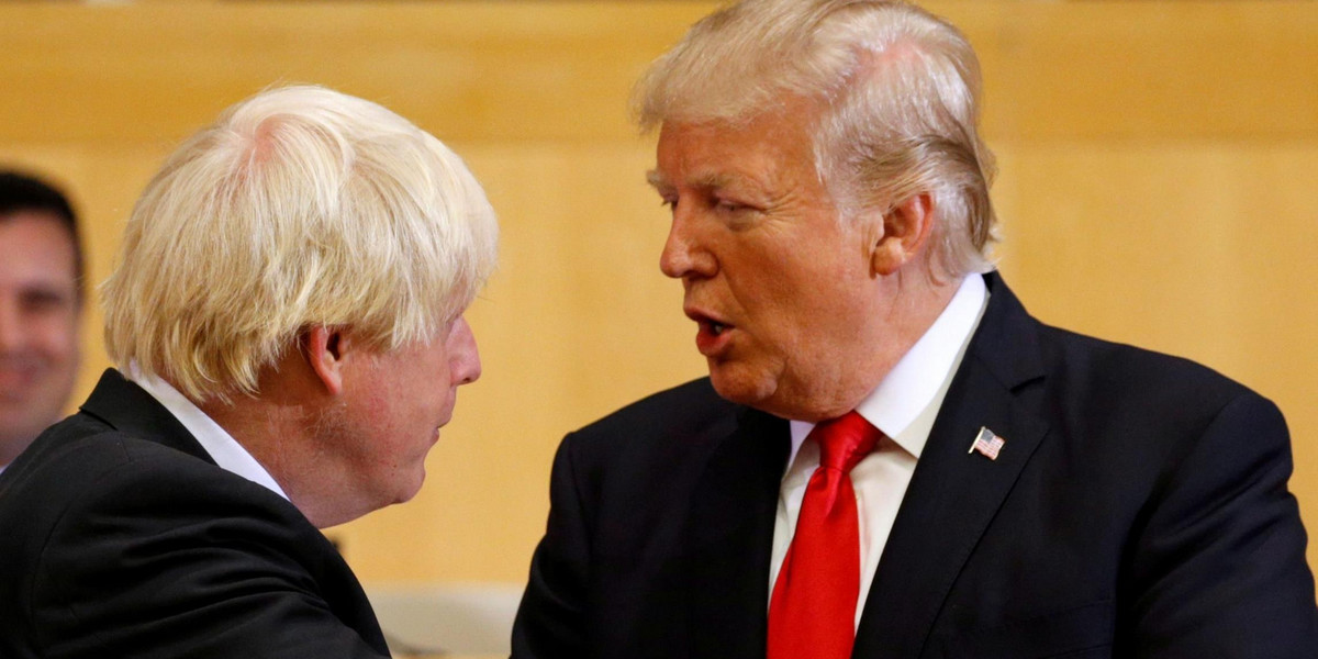 Johnson i Trump rozmawiali o potencjale brexitu