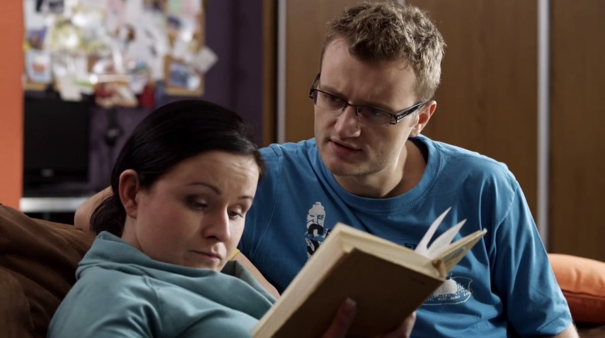 Ewa Błachnio i Kacper Ruciński w filmie "Swing"